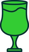 Healthy Line Filled Curve Icon vector