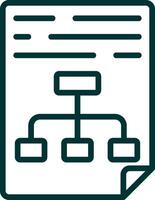 Planning Green Filly Icon vector