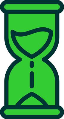 Hourglass Green Filly Icon