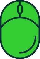 Mouse Green Filly Icon vector
