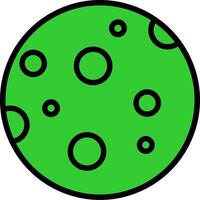 Moon Green Filly Icon vector