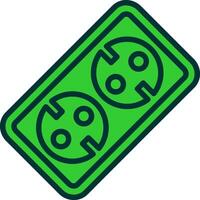 Socket Green Filly Icon vector