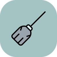 Cleaning Line Filled Curve Icon vector