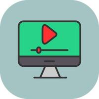 Editor Line Filled Curve Icon vector