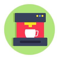 Creative design icon of coffee machine vector