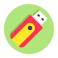 A trendy design icon of usb vector