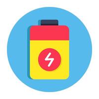Modern design icon of battery cell vector