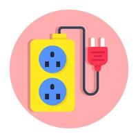Perfect design icon of extension cord vector