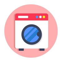 Perfect design icon of washing machine vector