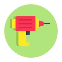 Creative design icon of drilling Machine vector