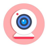Premium design icon of webcam vector