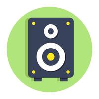 Perfecto diseño icono de altavoz vector