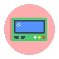 A trendy design icon of vintage beeper vector