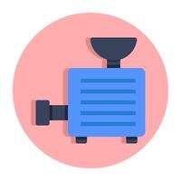 Modern design icon of meat mincer vector