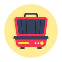 An icon design of sandwich Maker vector