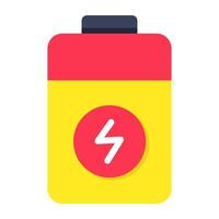 Modern design icon of battery cell vector