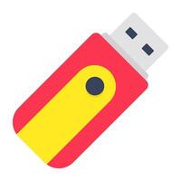 A trendy design icon of usb vector