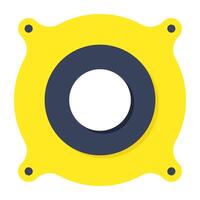 Premium design icon of woofer vector