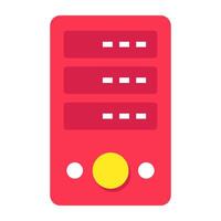 Creative design icon of cpu vector