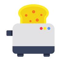 A beautiful design icon of toaster vector