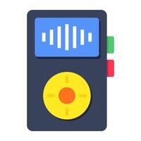 A trendy design icon of mp3 player vector