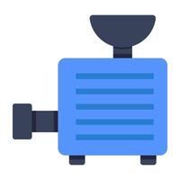 Modern design icon of meat mincer vector