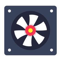 Modern design icon of computer fan vector