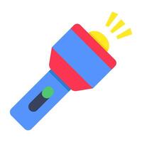 Modern design icon of torch vector