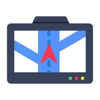 Premium design icon of mobile navigation vector