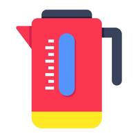 Creative design icon of electric kettle vector