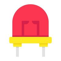 Creative design icon of capacitor vector