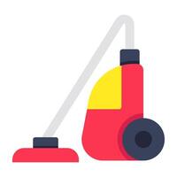 A colored design icon of vacuum cleaner vector