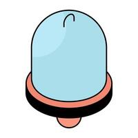 Perfect design icon of hooter vector