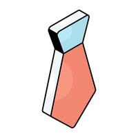 Modern design icon of tie vector