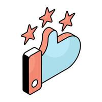 A beautiful design icon of feedback vector