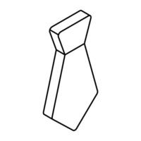 Modern design icon of tie vector