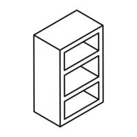 Modern design icon of office drawer vector