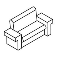 Perfect design icon of sofa vector