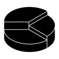 Perfect design icon of pie graph vector
