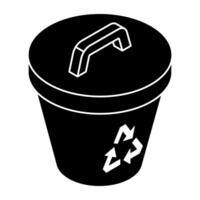 WebAn icon design of dustbin vector