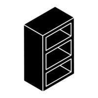 Perfect design icon of office Drawer vector