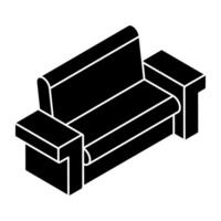 Perfect design icon of sofa vector