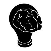 A beautiful design icon of creative idea vector