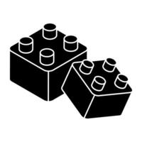 Building blocks, brick blocks, lego, interlocking blocks toy vector