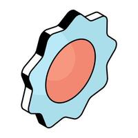 An icon design of sunlight vector