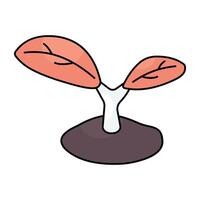 Creative design icon of leaflets vector