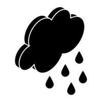 Rainfall icon in perfect design vector
