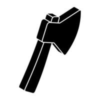 An icon design of axe vector