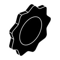 An icon design of sunlight vector