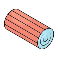 Unique design icon of wood log vector
